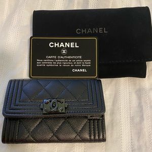 Chanel Boy Card Holder